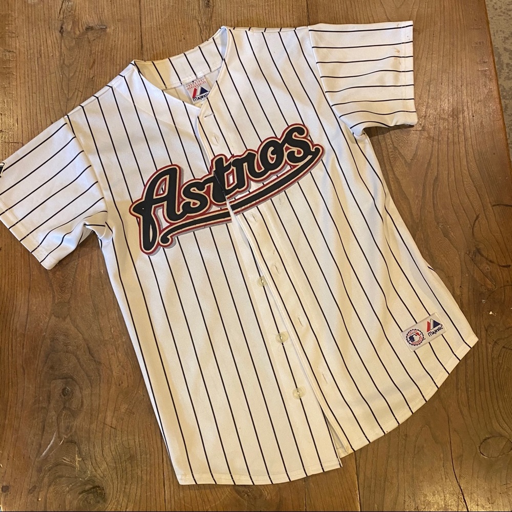 Houston Astros Pinstripe Clemens Jersey